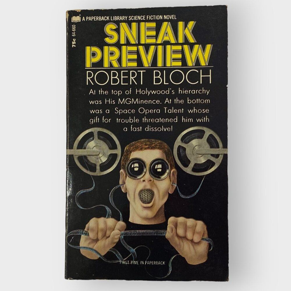 Sneak Preview | Robert Bloch | First Printing | Sci-Fi | 1971 Vintage Paperback